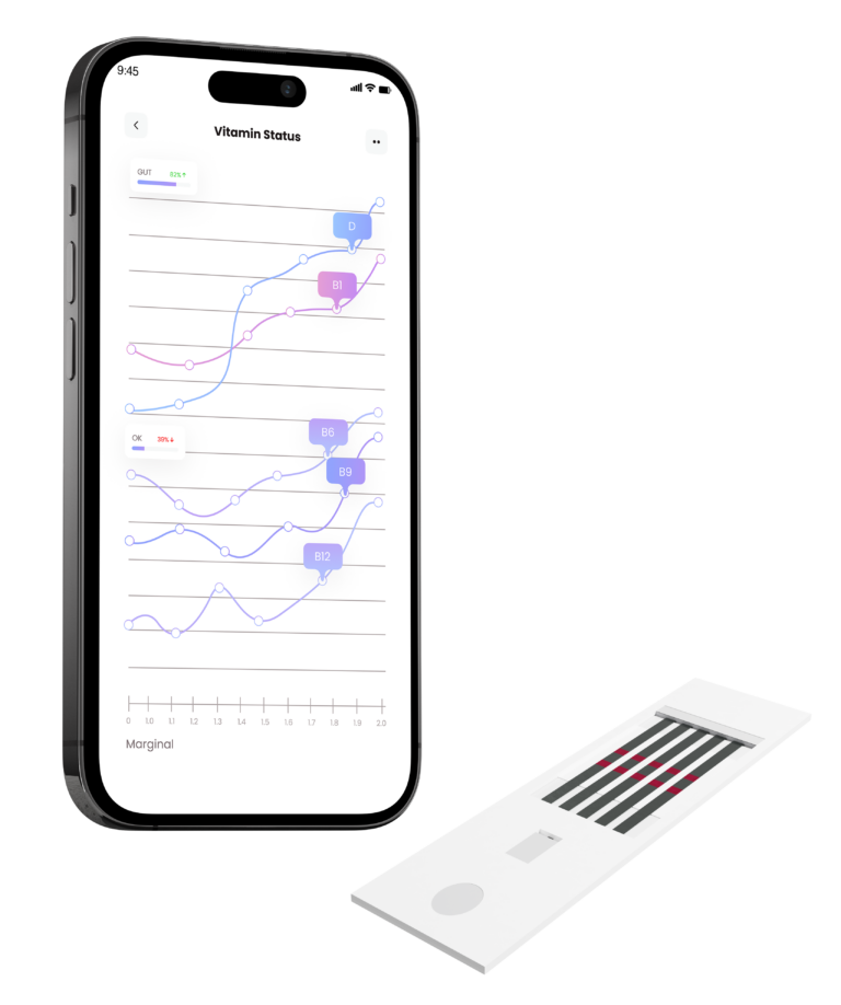 Teststreifen und App