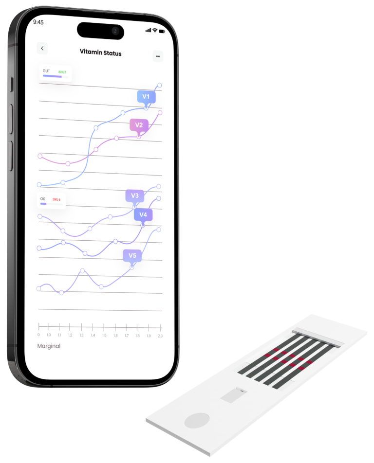Teststreifen und App
